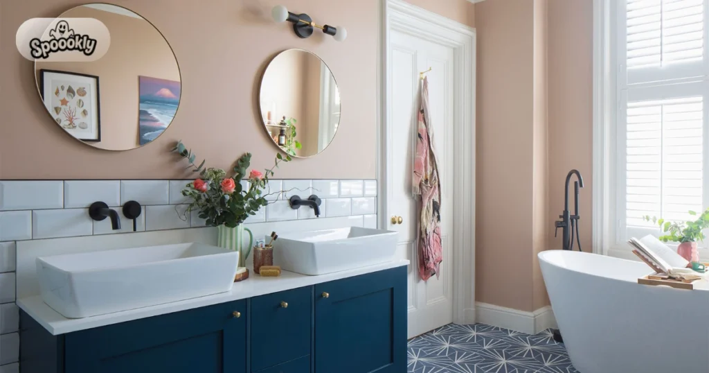 Choose Light Colors to Create an Open Bathroom Feel