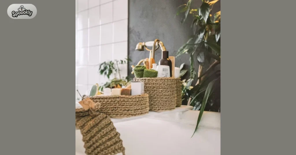 Create Storage with Decorative Baskets