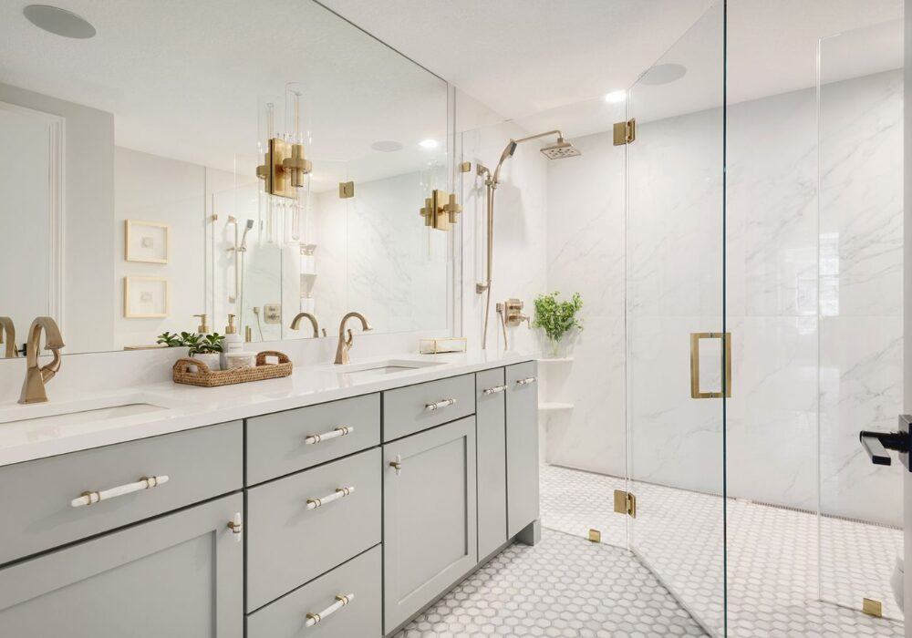 Double Vanity Bathroom Remodeling Design