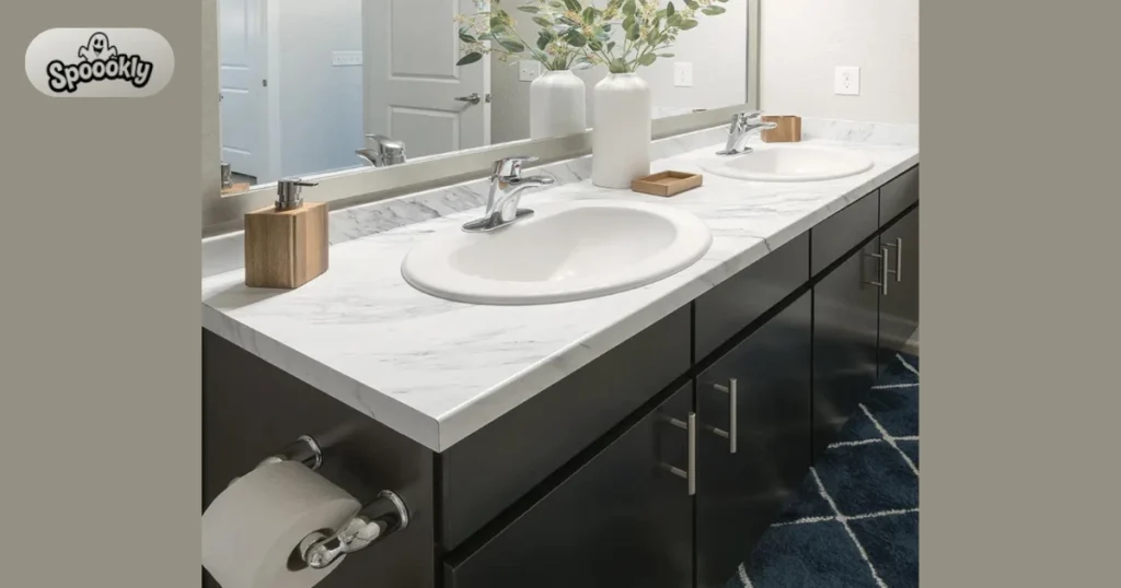 Laminate Bathroom Countertop Idea