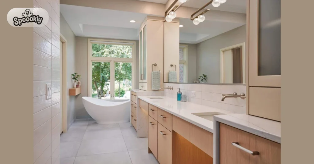 Tile Bathroom Countertop Design