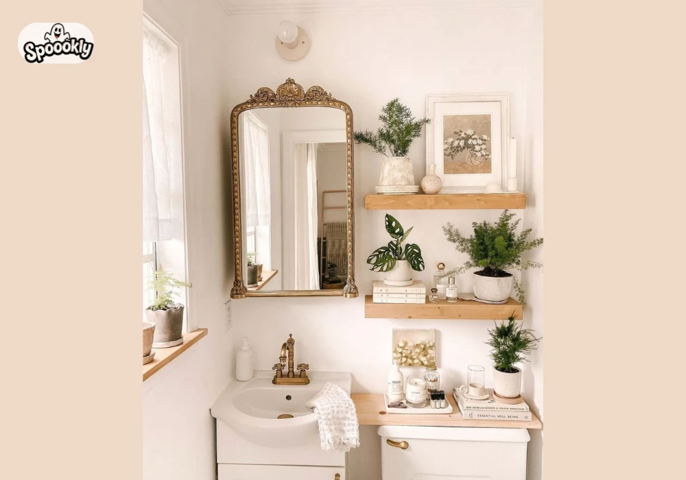 Floating Shelf Bathroom Organization Ideas