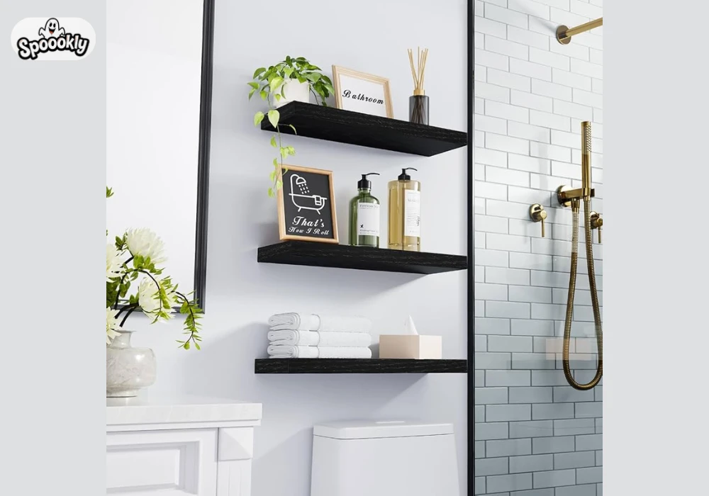 Floating Wall Shelves for Vertical Storage 