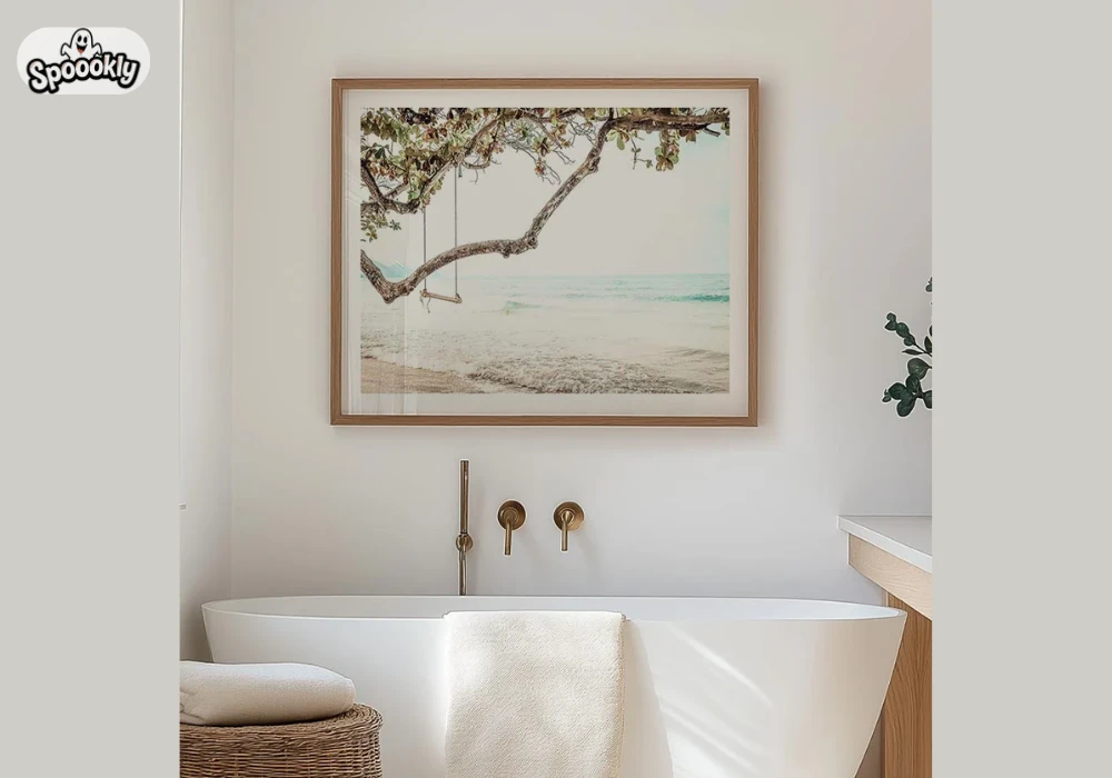Framed Bathroom Wall Art Decor