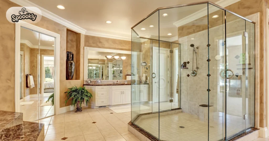 Frameless Glass Shower Bathroom