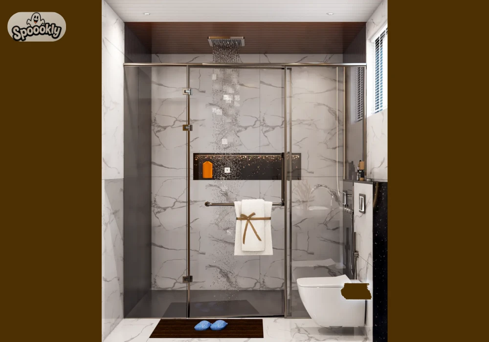 Glass Shower Bathroom Interior Design
