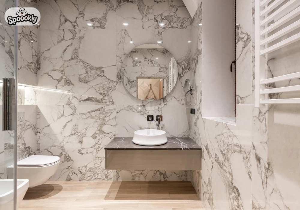 Marble Style Bathroom Interior Design
