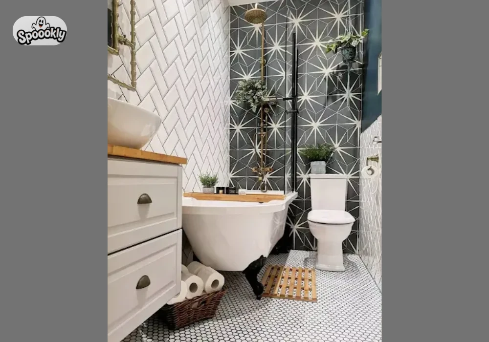 Mosaic Tile Bathroom Accent Wall Ideas