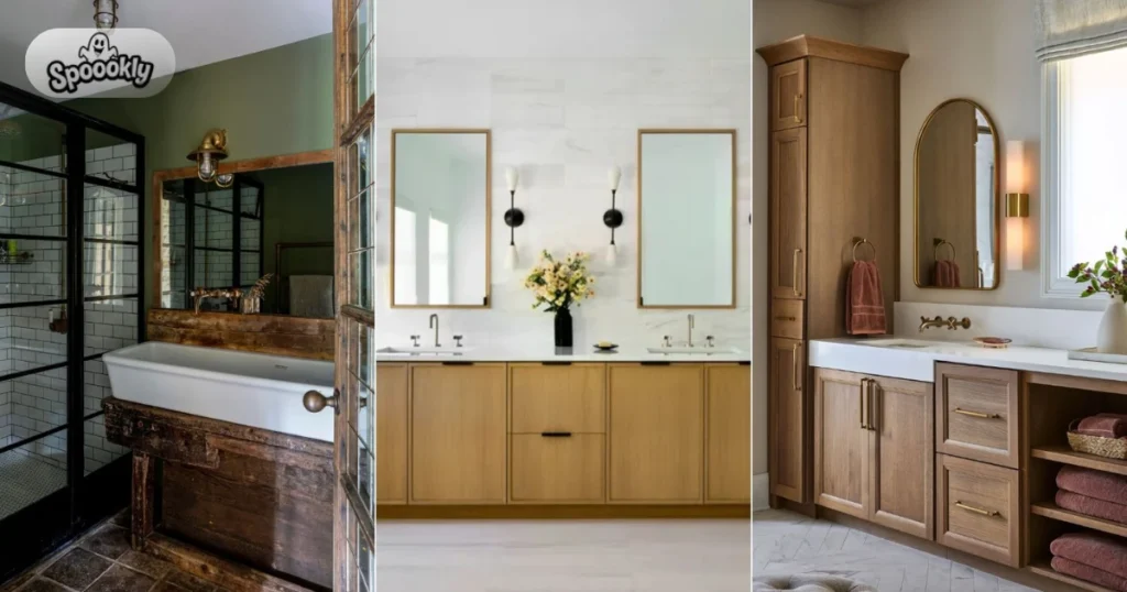 Natural Wood Bathroom Style