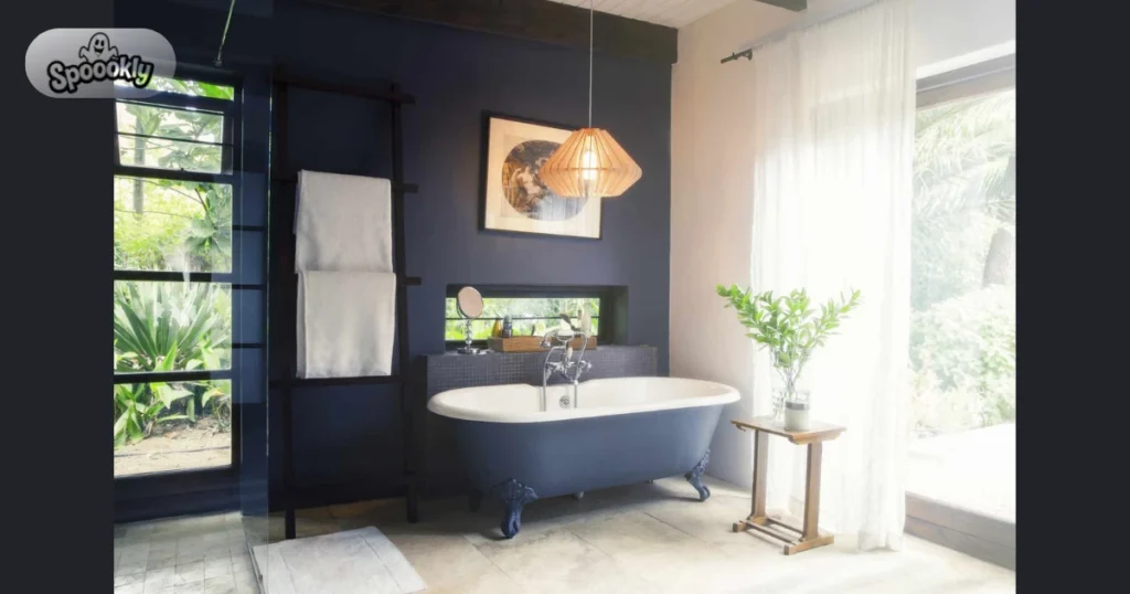 Navy Blue Bathroom Color