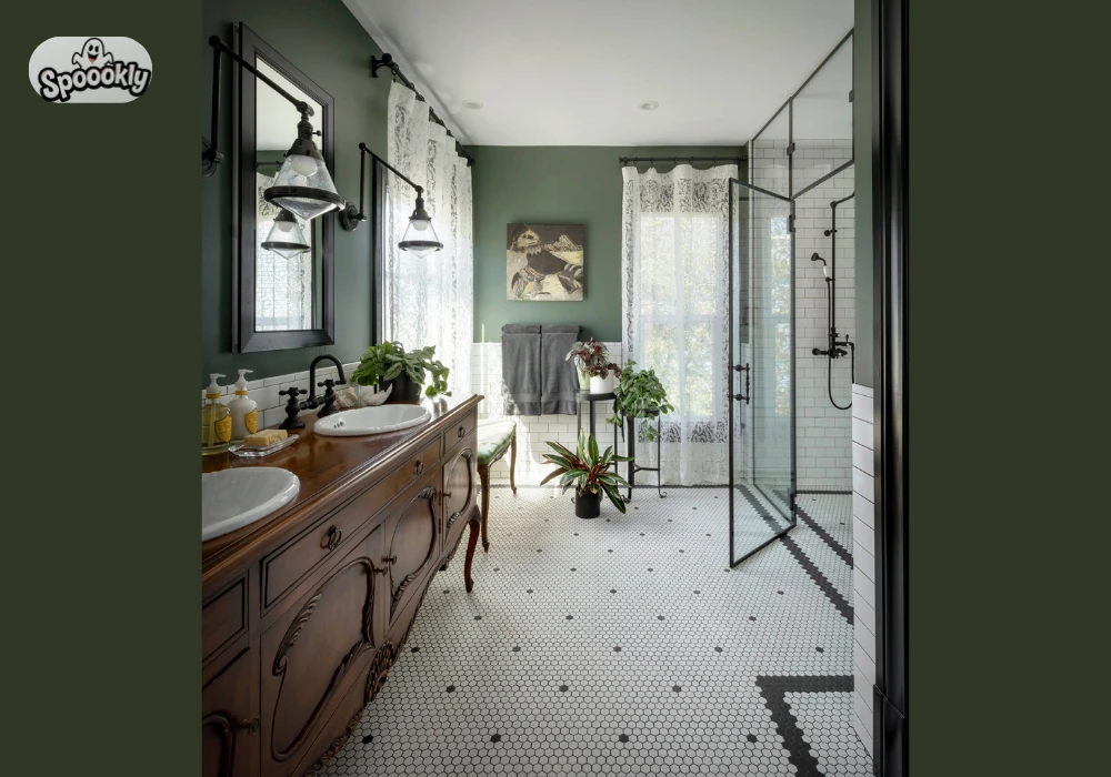 Olive Green Bathroom Wall Color Ideas