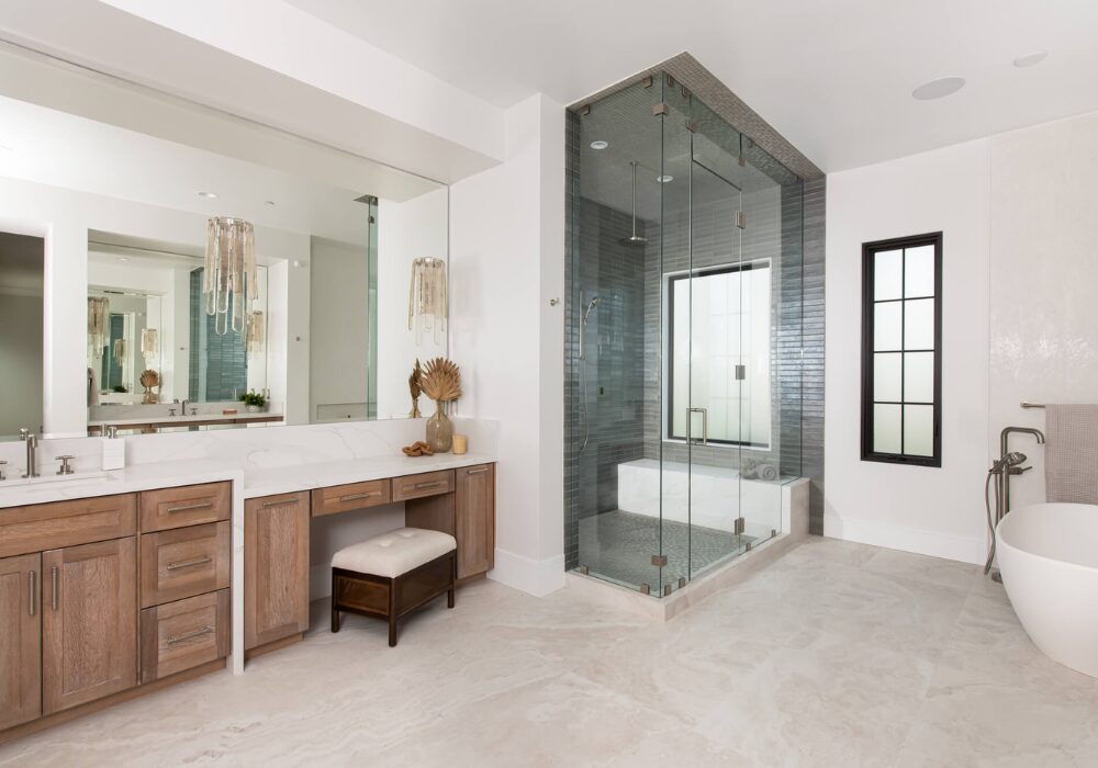 Open Layout Bathroom Remodeling Design