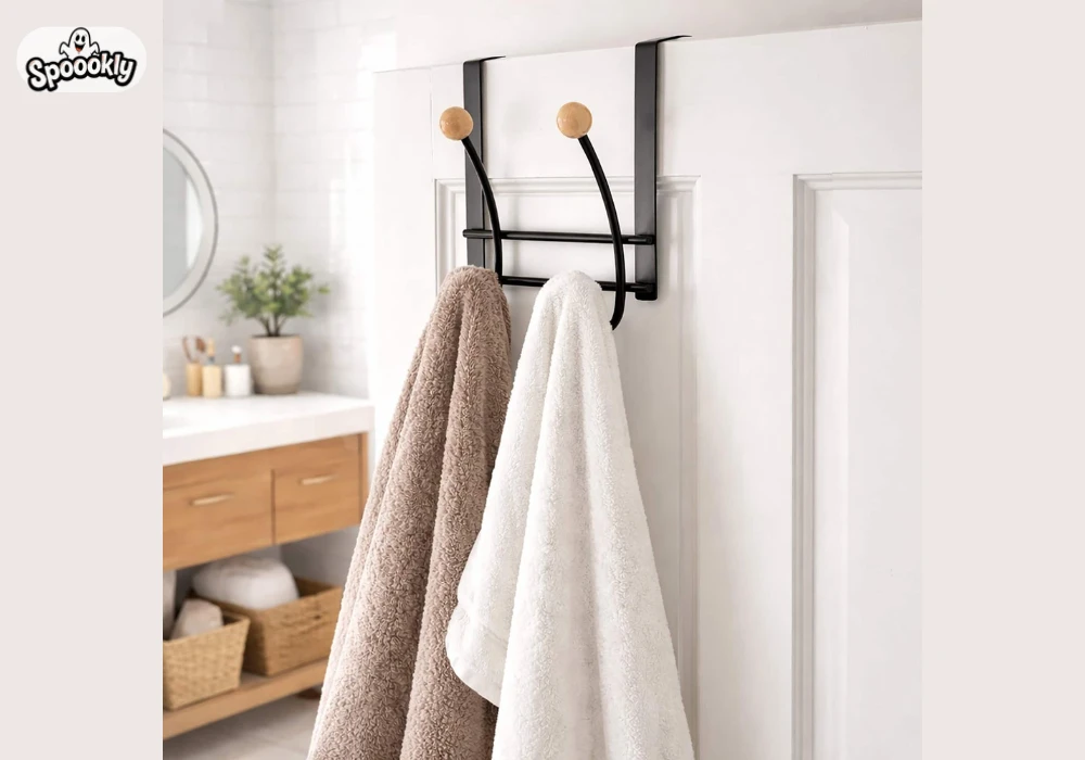 Over-the-Door Towel Hooks for Easy Storage