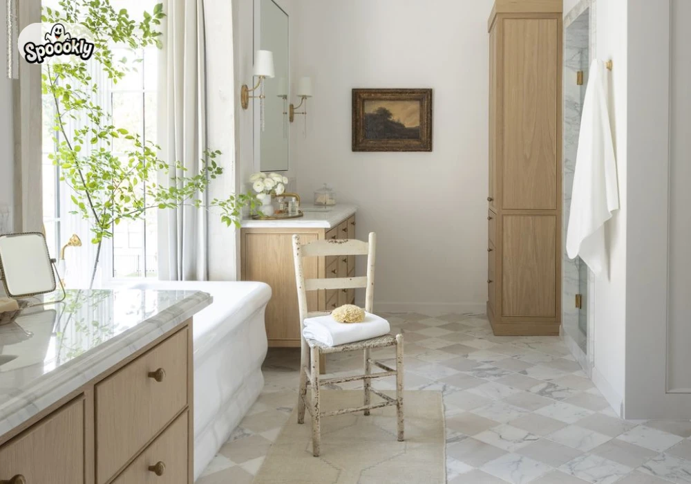 Sandstone Bathroom Wall Color Ideas