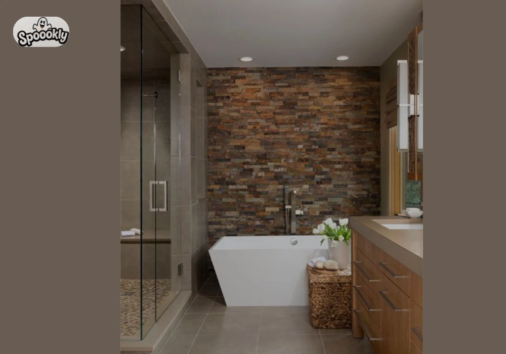 Stone Bathroom Accent Wall Ideas
