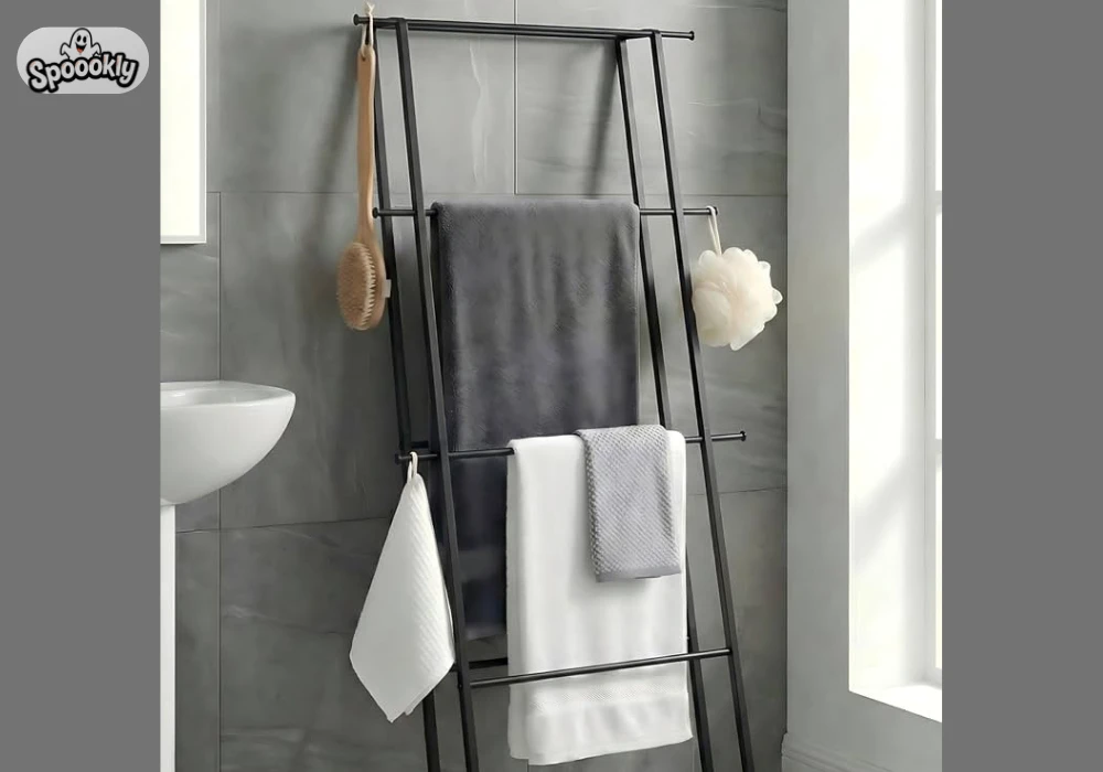 Towel Ladder for Stylish Vertical Storage