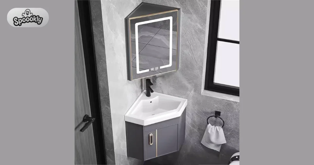 Use Corner Sinks to Save Valuable Bathroom Space