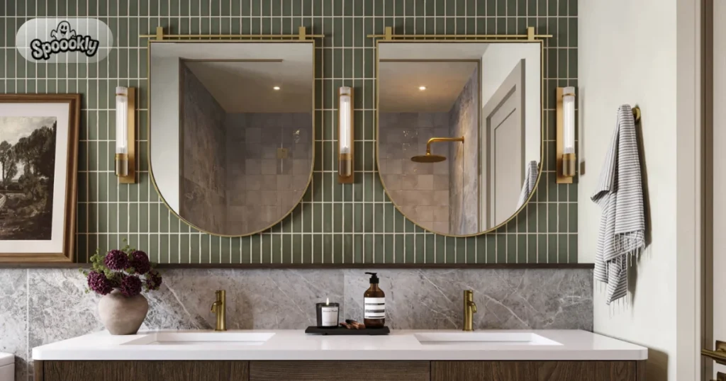 Use Large Mirrors to Make the Bathroom Look Bigger