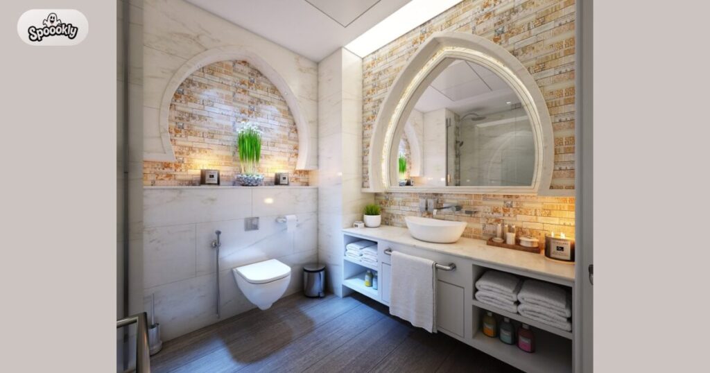 Use Large Mirrors to Make the bathRoom Look Bigger