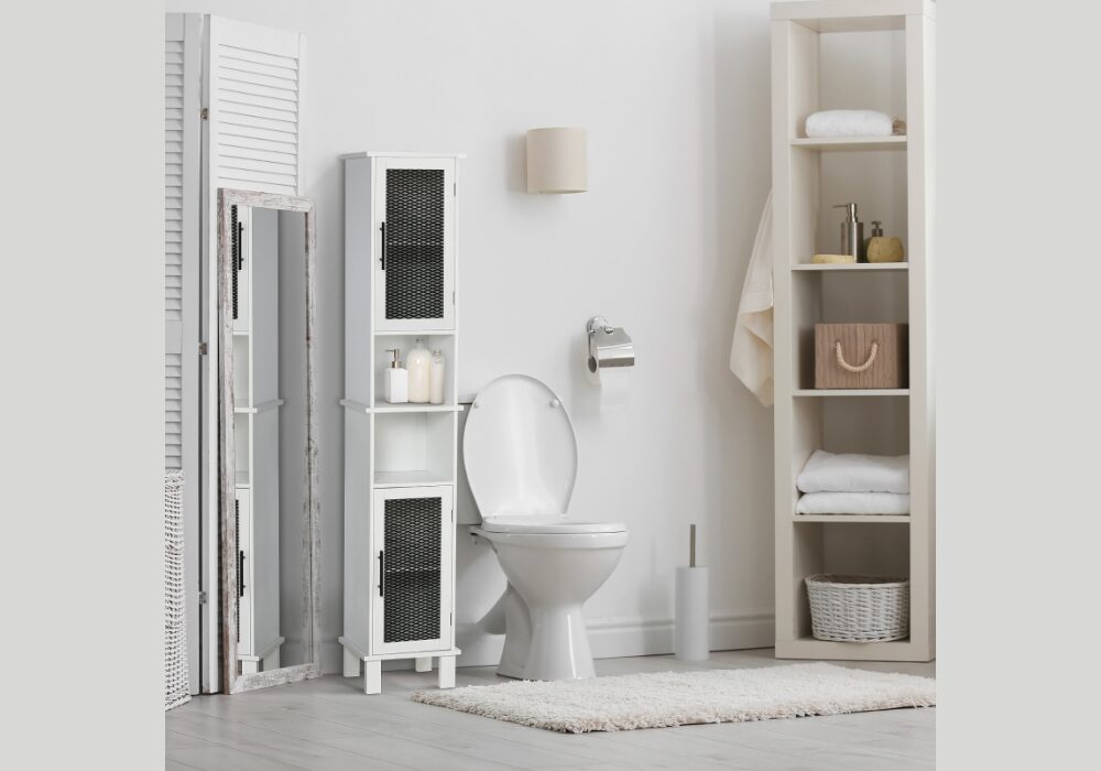 Vertical Storage Tower Cabinet