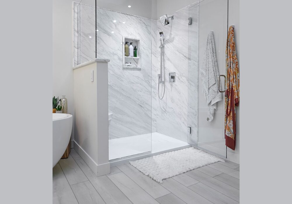 Walk-In Shower Bathroom Remodeling Design