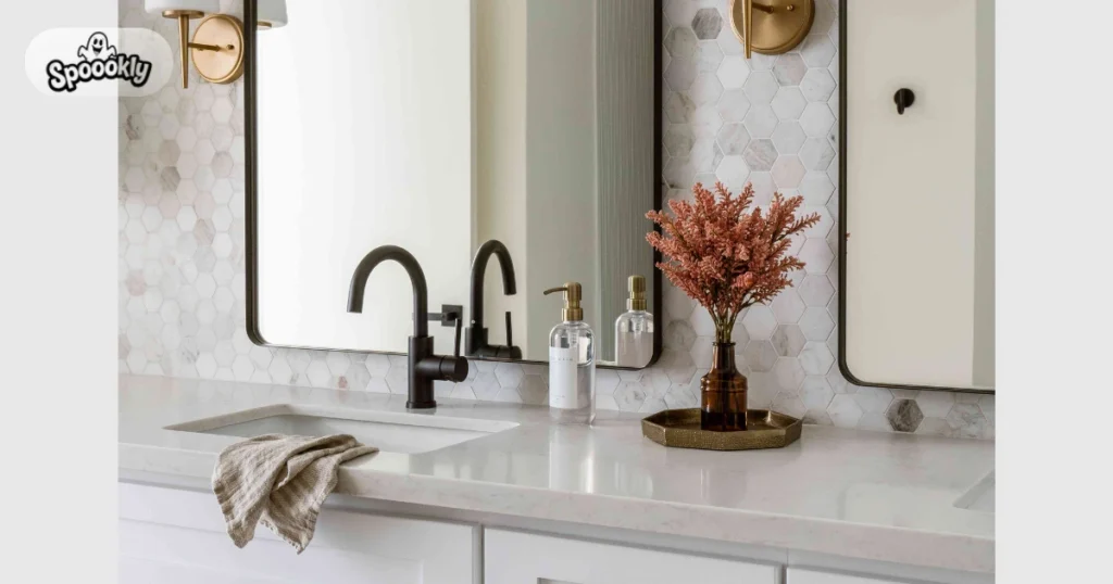 Decorative Bathroom Tray Styling